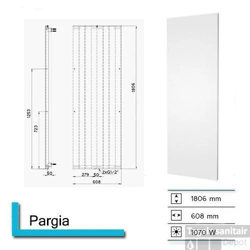 Handdoekradiator Pargia 1806 X 608 Mm Pergamon 3 Handdoekradiator Pargia 1806 X 608 Mm Pergamon