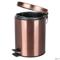 Pedaalemmer Differnz Soft Close Deksel 5 Liter Koper -Sealkin Badkamermeubilair Winkel pedaalemmer differnz softclose deksel 5 liter koper detail