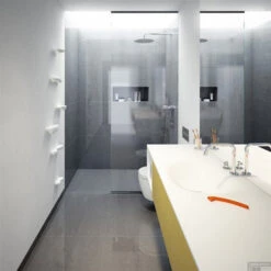 Planchet Clou Cliff 21cm Keramiek Glans Wit 12 Planchet Clou Cliff 21cm Keramiek Glans Wit -Sealkin Badkamermeubilair Winkel planchet clou cliff 21cm keramiek glans wit sfeer