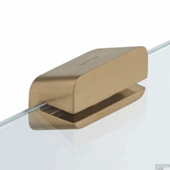 Planchet En Zeephouder Geesa Shift Geborsteld Goud Met Transparant Glas -Sealkin Badkamermeubilair Winkel planchet en zeephouder geesa shift geborsteld goud met transparant glas 3