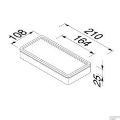 Planchet Geesa Frame Universeel 21 Cm Zwart Chroom -Sealkin Badkamermeubilair Winkel planchet geesa frame universeel 21 cm zwart chroom tech