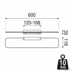 Planchet Geesa Shift Chroom Met Transparant Glas 60 Cm -Sealkin Badkamermeubilair Winkel planchet geesa shift chroom met transparant glas 60 cm tech