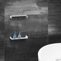 Planchet Inbouw LoooX CShelf 60x10cm Gecoat Staal Wit -Sealkin Badkamermeubilair Winkel planchet inbouw looox cshelf 60x10cm gecoat staal wit plg2330650 4