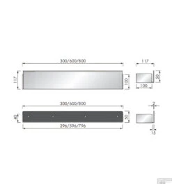 Planchet Inbouw LoooX CShelf 60x10cm Gecoat Staal Wit -Sealkin Badkamermeubilair Winkel planchet inbouw looox cshelf 60x10cm gecoat staal wit plg2330650 tech