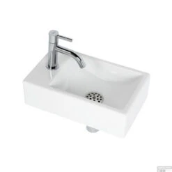 Plieger Fonteinset Austin 37x23 Cm Wit Kraangat Links