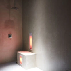 Sunshower Pure Duo Infrarood Inbouwapparaat 20x62x10 Cm En 20x32x10 Cm Met Kuitbrander Aluminium 10 Sunshower Pure Duo Infrarood Inbouwapparaat 20x62x10 Cm En 20x32x10 Cm Met Kuitbrander Aluminium -Sealkin Badkamermeubilair Winkel pure duo infrarood