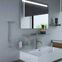 Zeepdispenser Clou Quadria Wandmodel 200cc Chroom -Sealkin Badkamermeubilair Winkel quadria group a 1 1