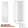 Designradiator Quadroto 2006 X 603 Mm Aluminium -Sealkin Badkamermeubilair Winkel quadroto 2006 x 603 1 1 1 2 1 1