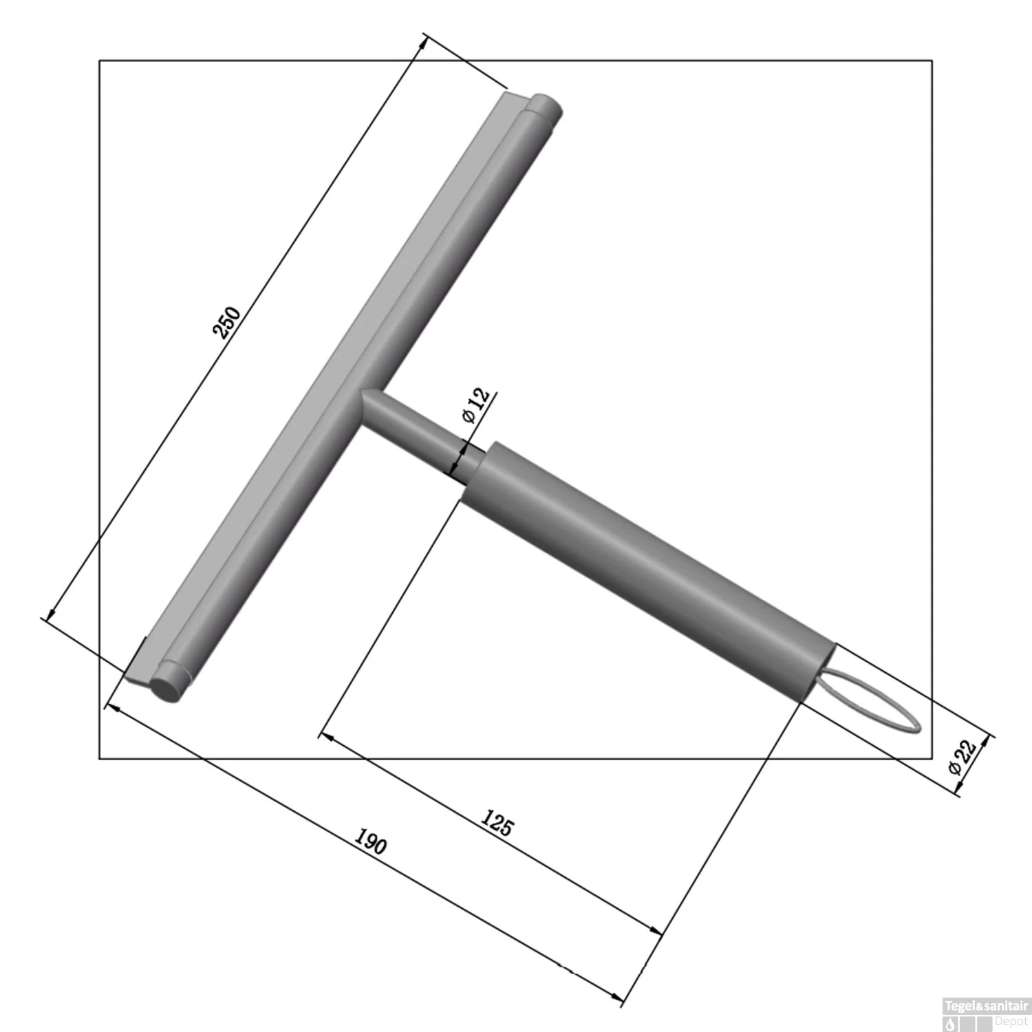 Raamwisser Boss & Wessing Academy RVS 5 Raamwisser Boss & Wessing Academy RVS - Afbeelding 3