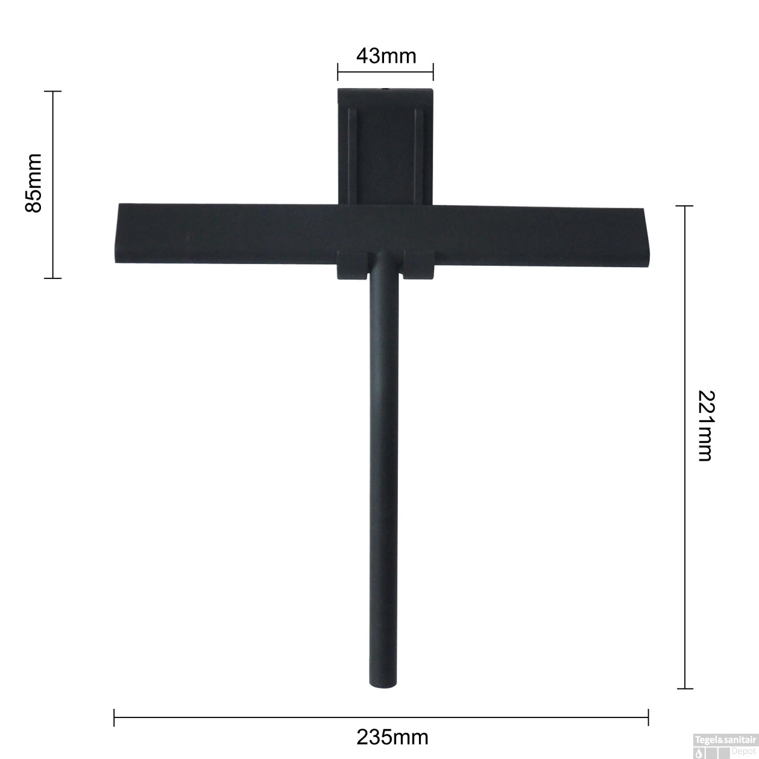 Raamwisser Xellanz Boss & Wessing Inclusief Flexibele Glashaak Mat Zwart 4 Raamwisser Xellanz Boss & Wessing Inclusief Flexibele Glashaak Mat Zwart - Afbeelding 2