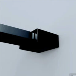 Vierkante Stabilisatiestang 120 Cm Mat Zwart (complete Set) -Sealkin Badkamermeubilair Winkel rechte muurkoppeling tbv stabilisatiestang smal 1 2 1