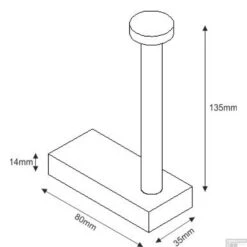 Reserve-rolhouder Wiesbaden Eris Chroom -Sealkin Badkamermeubilair Winkel reserve rolhouder wiesbaden eris chroom tech