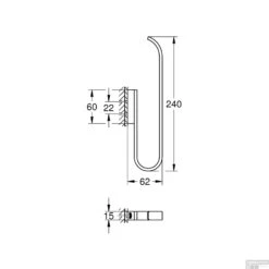 Reserve Toiletrolhouder Grohe Selection Wandmontage Hard Graphite Geborsteld -Sealkin Badkamermeubilair Winkel reserve toiletrolhouder grohe selection wandmontage hard graphite geborsteld tech