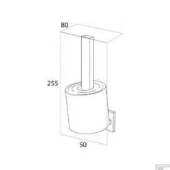 Reserve Toiletrolhouder Tiger Items Muur RVS -Sealkin Badkamermeubilair Winkel reserve toiletrolhouder tiger items muur rvs tech
