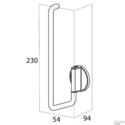 Reserverolhouder Tiger Tune Messing Geborsteld -Sealkin Badkamermeubilair Winkel reserverolhouder tiger tune messing geborsteld zwart tech