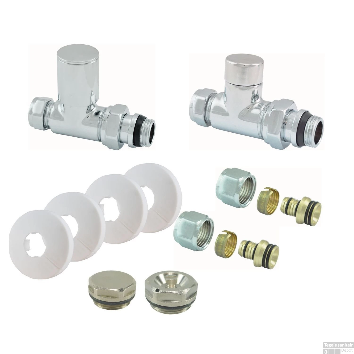 Riko Luxe Rad.aansluitset Recht 4 Riko Luxe Rad.aansluitset Recht - Afbeelding 2