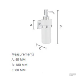 Zeepdispenser Smedbo House Wandmodel Matglas Met Chroom -Sealkin Badkamermeubilair Winkel rk369 zeepdispenser smedbo house wandmodel matglas met chroom tech