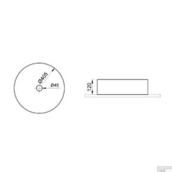Waskom Sapho Storm Rond 40.5x12 Cm Keramiek Wit (incl Waste) -Sealkin Badkamermeubilair Winkel rm040 waskom sapho storm rond 40.5x12 cm keramiek wit incl waste 6