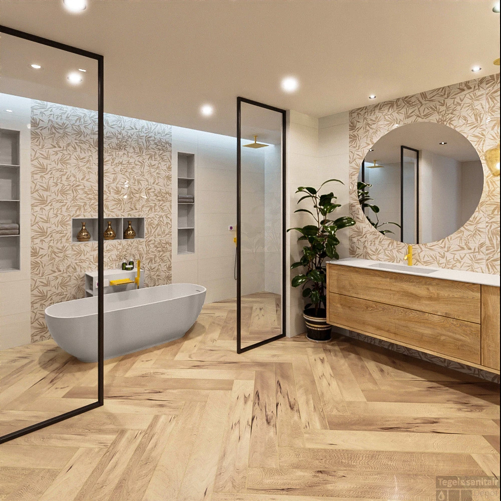 ROCK Vrijstaand Bad 170x70cm Kleur Linen / Linen 4 ROCK Vrijstaand Bad 170x70cm Kleur Linen / Linen - Afbeelding 2