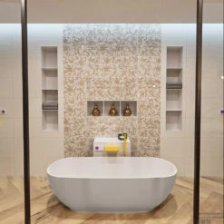 ROCK Vrijstaand Bad 170x70cm Kleur Linen / Talc -Sealkin Badkamermeubilair Winkel rock 2 00004