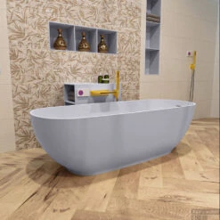 ROCK Vrijstaand Bad 170x70cm Kleur Cale / Cale -Sealkin Badkamermeubilair Winkel rock 3 00021