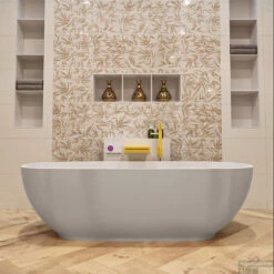 ROCK Vrijstaand Bad 170x70cm Kleur Linen / Talc -Sealkin Badkamermeubilair Winkel rock 4 00004