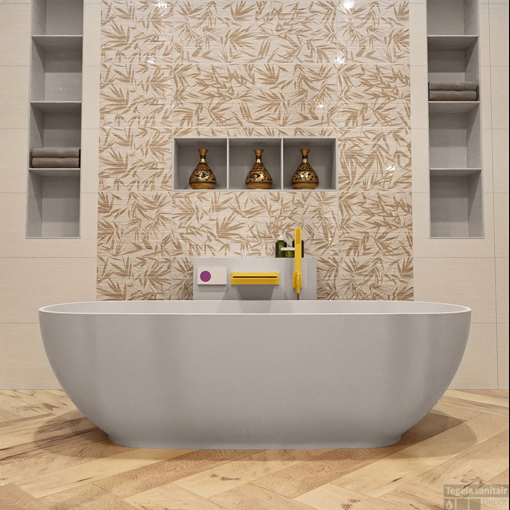 ROCK Vrijstaand Bad 170x70cm Kleur Linen / Linen 7 ROCK Vrijstaand Bad 170x70cm Kleur Linen / Linen - Afbeelding 5