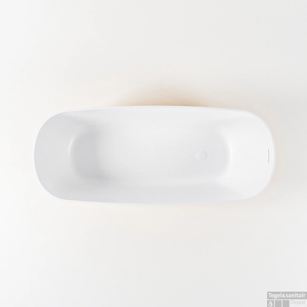 ROCK Vrijstaand Bad 170x70cm Kleur Ocher / Talc 12 ROCK Vrijstaand Bad 170x70cm Kleur Ocher / Talc - Afbeelding 10