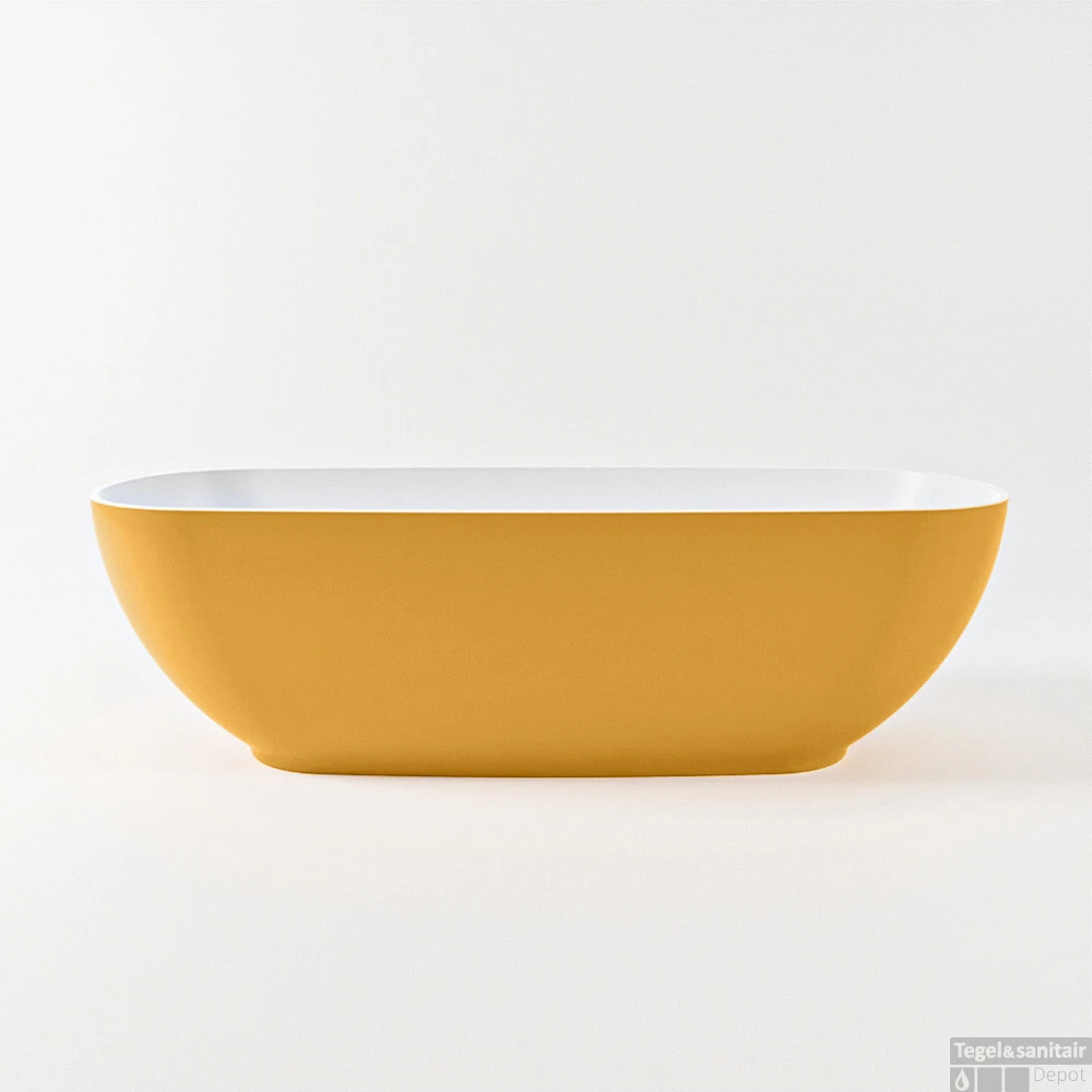 ROCK Vrijstaand Bad 170x70cm Kleur Ocher / Talc 13 ROCK Vrijstaand Bad 170x70cm Kleur Ocher / Talc - Afbeelding 11