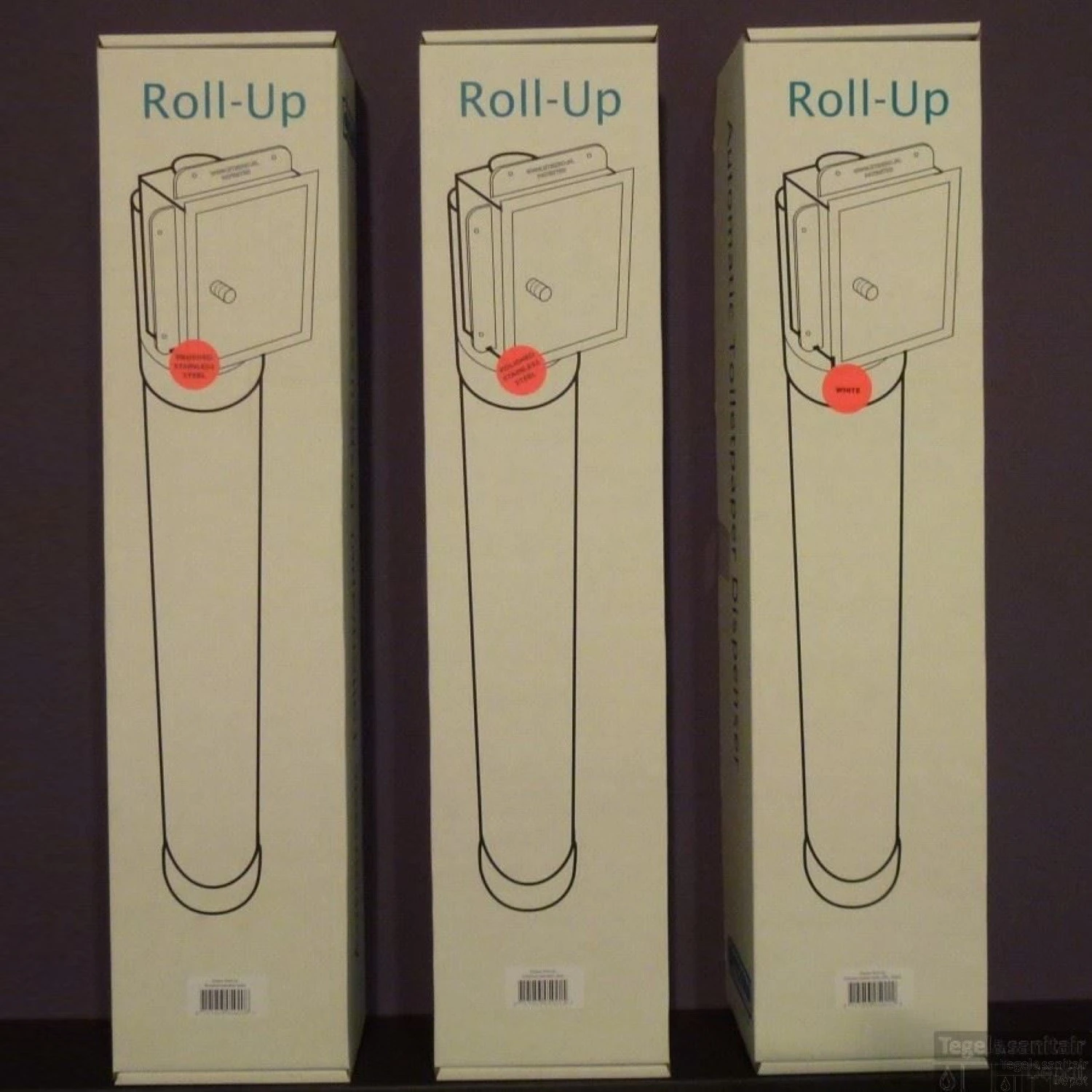 ROLL UP Inbouw Toiletrolhouder Voor 6 Rollen Mat Zwart 6 ROLL UP Inbouw Toiletrolhouder Voor 6 Rollen Mat Zwart - Afbeelding 4
