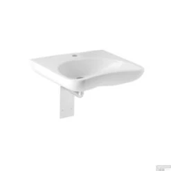 Rolstoelwastafel Brussel 64x55CM Met Kraangat Zonder Overloop Wit