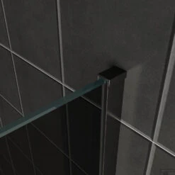 BWS Inloopdouche Pro Line Rookglas 120x200 8mm Nano Coating Mat Zwart Profiel En Stang 9 BWS Inloopdouche Pro Line Rookglas 120x200 8mm Nano Coating Mat Zwart Profiel En Stang -Sealkin Badkamermeubilair Winkel rookglas zwart muuprofiel 4