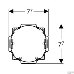 Ruwbouwset Montage Tav Geberit Sigma 80 Drukplaat -Sealkin Badkamermeubilair Winkel ruwbouset tav sigma 80 115861001 tech