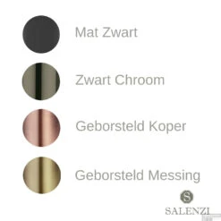 Salenzi Fonteinset Spy 30x30 Cm Mat Zwart (Keuze Uit 8 Kranen In 4 Kleuren) -Sealkin Badkamermeubilair Winkel salenzi kleuren pallet 10