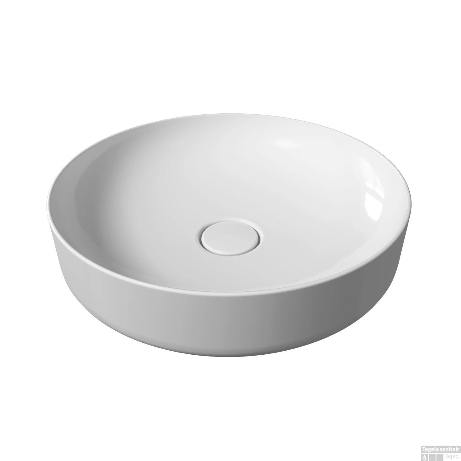 Salenzi Waskomset Form 45x12 Cm Incl Hoge Kraan Glans Wit (Keuze Uit 4 Kleuren Kranen) 5 Salenzi Waskomset Form 45x12 Cm Incl Hoge Kraan Glans Wit (Keuze Uit 4 Kleuren Kranen) - Afbeelding 3