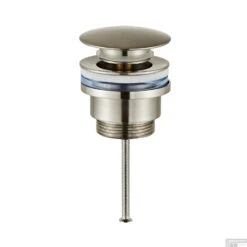 Waskomset Solidsurface Incl RVS Inbouwkraan Afvoer En Waste -Sealkin Badkamermeubilair Winkel saniclear exclusive 304 rvs clickwaste afvoerplug sk21878 3 2