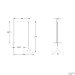 Sanimex Spiegelverlichting Njoy Palermo 2.7x20.8x31.6 Cm Mat Zwart -Sealkin Badkamermeubilair Winkel sanimex spiegelverlichting njoy palermo 2.7x20.8x31.6 cm mat zwart tech