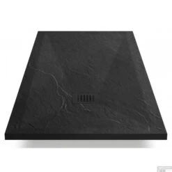 Douchetub Sanimar Sanistone 160 X 90 Cm Zwart -Sealkin Badkamermeubilair Winkel sanistone zwart sfeer 3 1 1