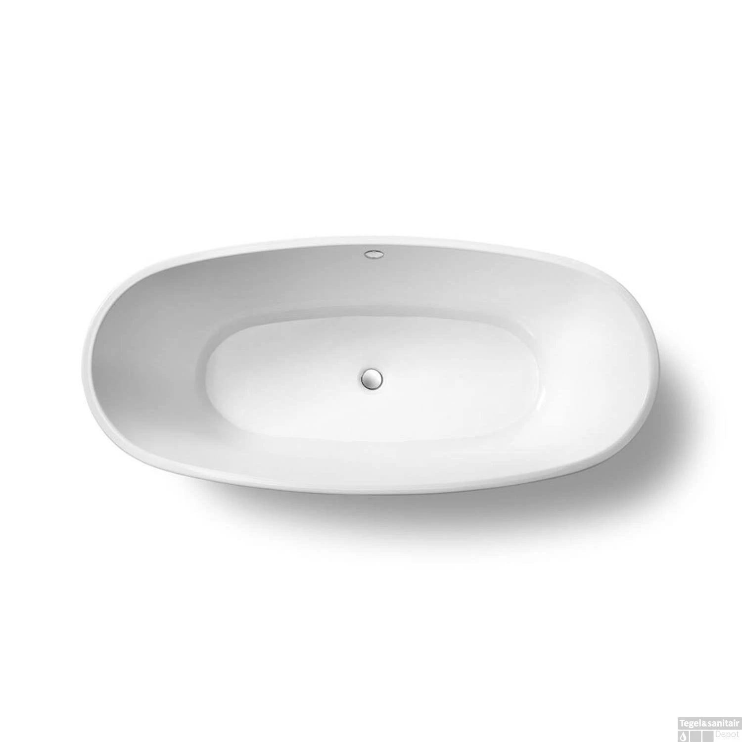 Sealskin Ligbad Note Oval Vrijstaand 173x80 Cm Wit 4 Sealskin Ligbad Note Oval Vrijstaand 173x80 Cm Wit - Afbeelding 2