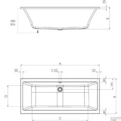 Sealskin Ligbad Rose Rechthoek 200x90 Cm Wit -Sealkin Badkamermeubilair Winkel sealskin ligbad rose rechthoek 200x90 cm wit tech