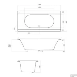 Sealskin Ligbad Senso Slimfit 190x90 Cm Wit -Sealkin Badkamermeubilair Winkel sealskin ligbad senso slimfit 190x90 cm wit tech