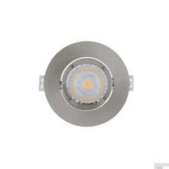 Inbouw LED-spot 5 Stuks Sanimex Njoy IP44 Dimbaar 6W 430 Lumen Geborsteld Aluminium