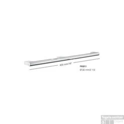 Smedbo Greep Living 90 Cm Gepolijst Chroom -Sealkin Badkamermeubilair Winkel smedbo greep living 90 cm gepolijst chroom tech