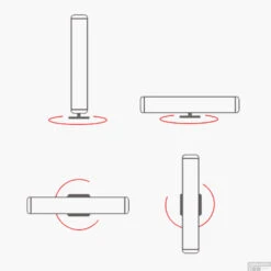 Sound-bar Aquasound D-Sign Bluetooth Speaker Waterdicht (IPX5) Bluetooth 4.0 25 Watt (230V/12V) 45 Cm Wit -Sealkin Badkamermeubilair Winkel soundbar bluetooth aquasound spksb45 w voet