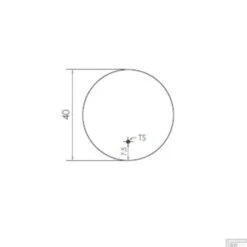 BWS Badkamerspiegel | Spark | Rond | Met LED Verlichting (Alle Maten) -Sealkin Badkamermeubilair Winkel spiegel gliss design oko rond led verlichting 40 tech 1 2