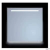 Spiegel Sanicare Q-Mirrors 65x70 Cm Vierkant Met Aan De Bovenkant & Onderzijde LED Cold White, Omlijsting Chroom Incl. Ophangmateriaal Zonder Schakelaar