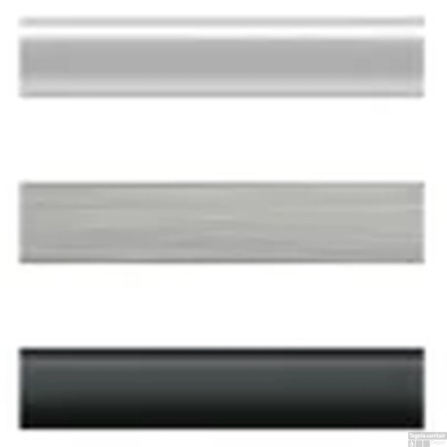 Spiegel Sanicare Q-Mirrors 85x70 Cm Vierkant Met Links & Rechts LED Cold White, Omlijsting Mat Zwart Incl. Ophangmateriaal Zonder Schakelaar - Afbeelding 3