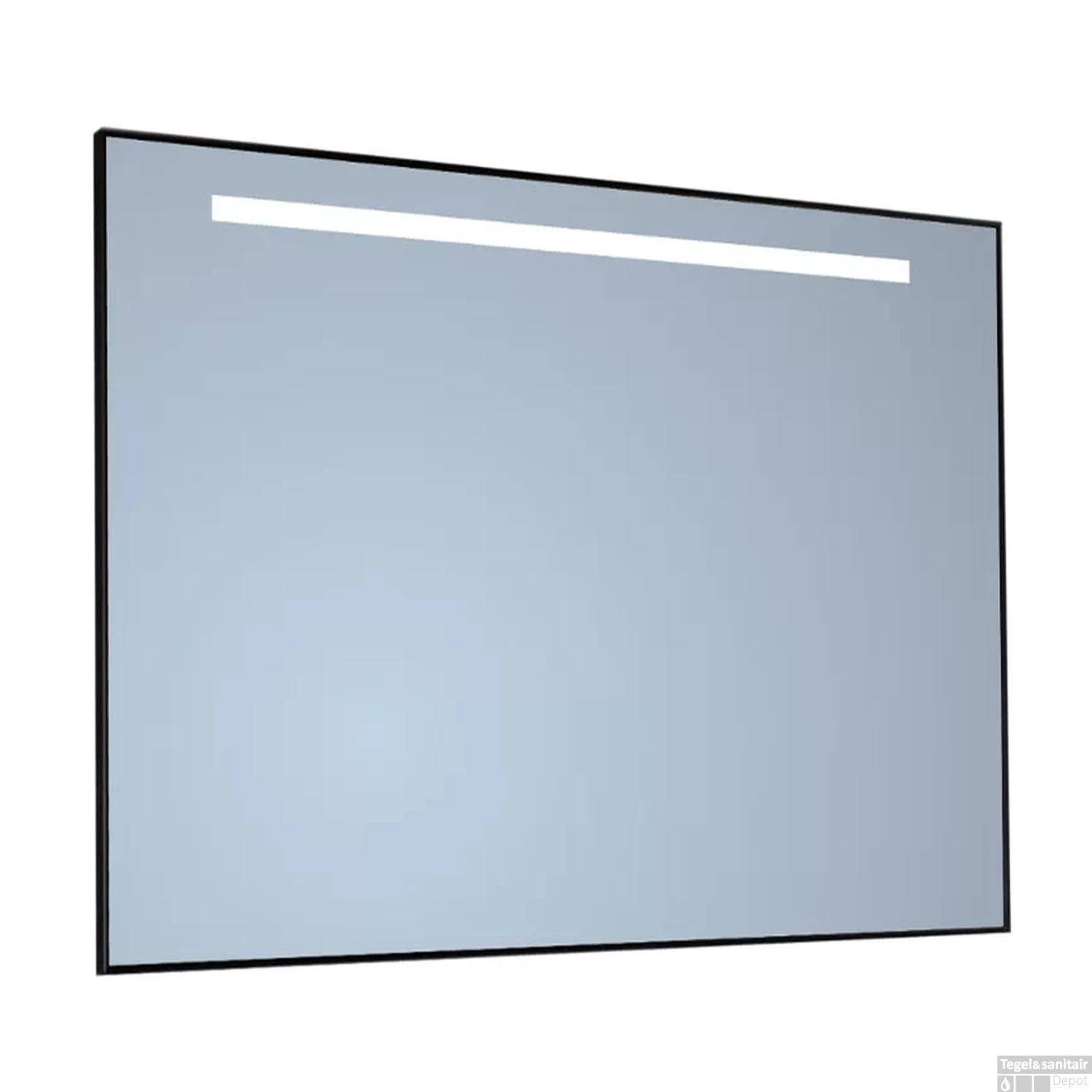 Spiegel Sanicare Q-Mirrors 90x70 Cm Vierkant Met Aan De Bovenkant LED Cold White, Omlijsting Mat Zwart Incl. Ophangmateriaal Met Afstandsbediening 3 Spiegel Sanicare Q-Mirrors 90x70 Cm Vierkant Met Aan De Bovenkant LED Cold White, Omlijsting Mat Zwart Incl. Ophangmateriaal Met Afstandsbediening