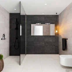 Spiegelkast BWS Valencia 150x70x16 Cm Met Twee Deuren Carrara Mat