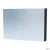 Spiegelkast Dual Exclusive Line 100cm Black Wood -Sealkin Badkamermeubilair Winkel spiegelkast dual exclusive line 100cm black wood shop
